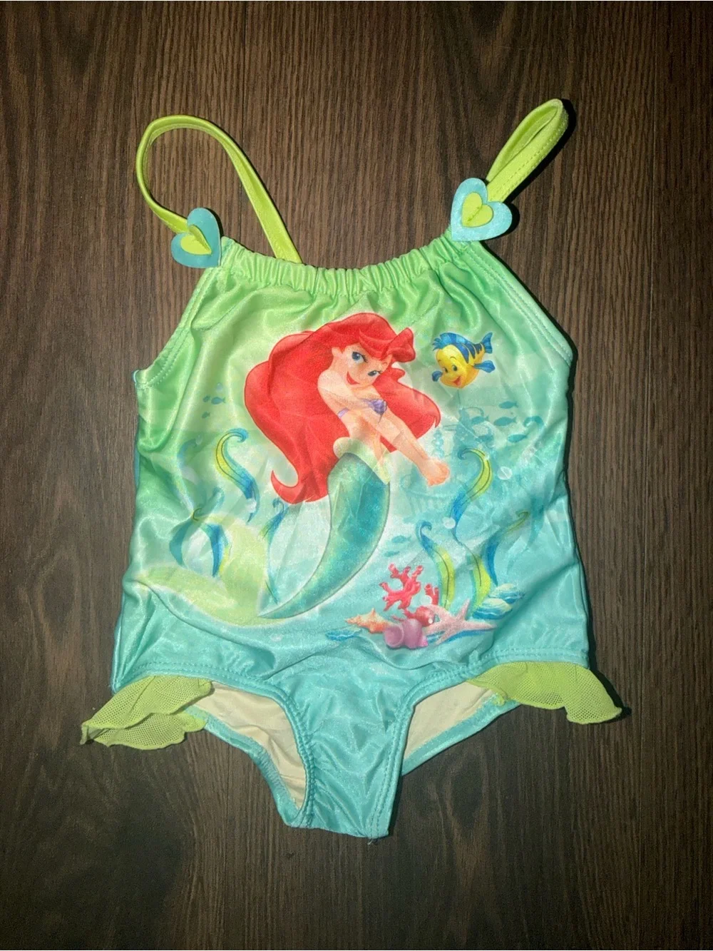 Y2K 2000s Disney Little Mermaid Swim Suit 12 Months